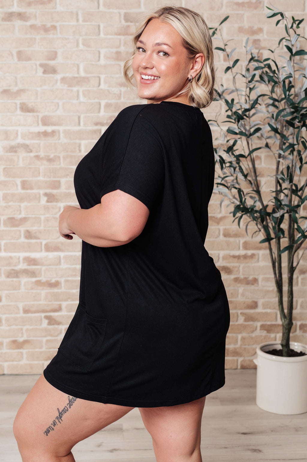 Kind Of Casual Pocket Tunic Dress - SwagglyLife Home & Fashion