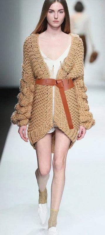 Claudia G Collection Knot Belt in Caramel OS - Belts photo