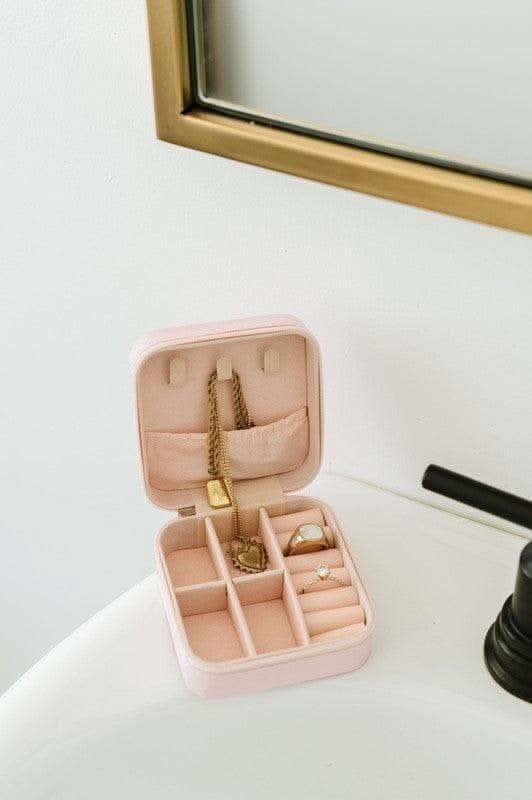 KRISTEN TRAVEL JEWELRY ORGANIZER BOX CASE - SwagglyLife Home & Fashion