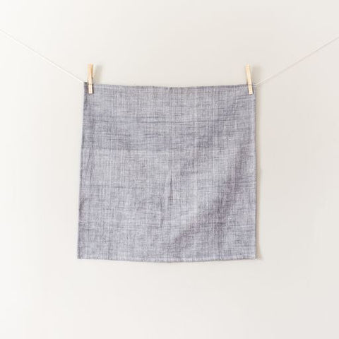 Petra Cotton Napkin in Navy Set of 2 - Cloth Napkins photo