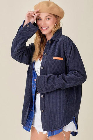 LA MIEL Madera Shacket - SwagglyLife Home & Fashion