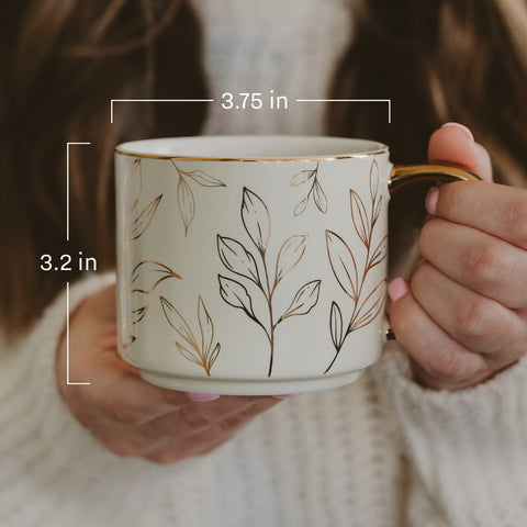 Mrs 14oz. Gold Handle Coffee Mug in - Coffee Mugs photo