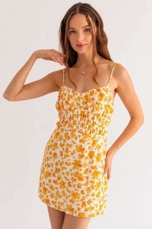 LE LIS Ruched Mini Dress in - Dresses photo