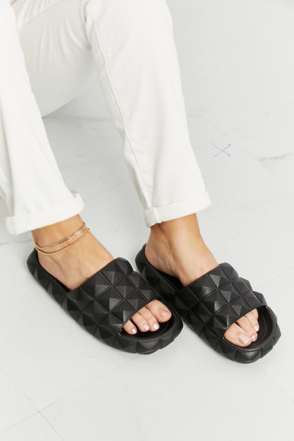 Legend Let's Chill 3D Stud Slide Sandal - SwagglyLife Home & Fashion