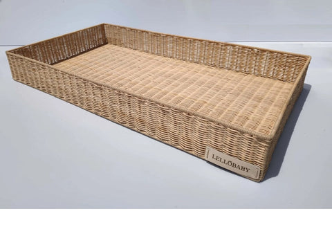 LELLOBABY™ X Hampton BABY- Rattan Wicker Changing Tray Premier in - Baby & Toddler photo