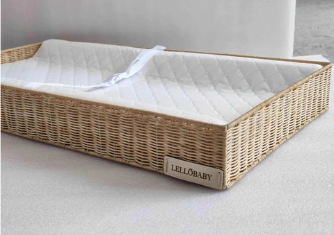 LELLOBABY™ X Hampton BABY- Rattan Wicker Changing Tray Premier in - Baby & Toddler photo