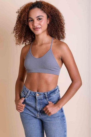 Leto Tattoo Mesh Racerback Bralette - SwagglyLife Home & Fashion