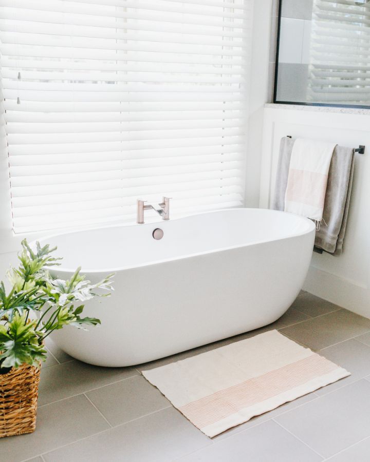 Riviera Cotton Bath Mat in - Bath Mats & Rugs photo