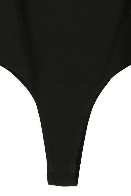 LILOU Long Sleeves Shirring Sleeve Bodysuit - SwagglyLife Home & Fashion