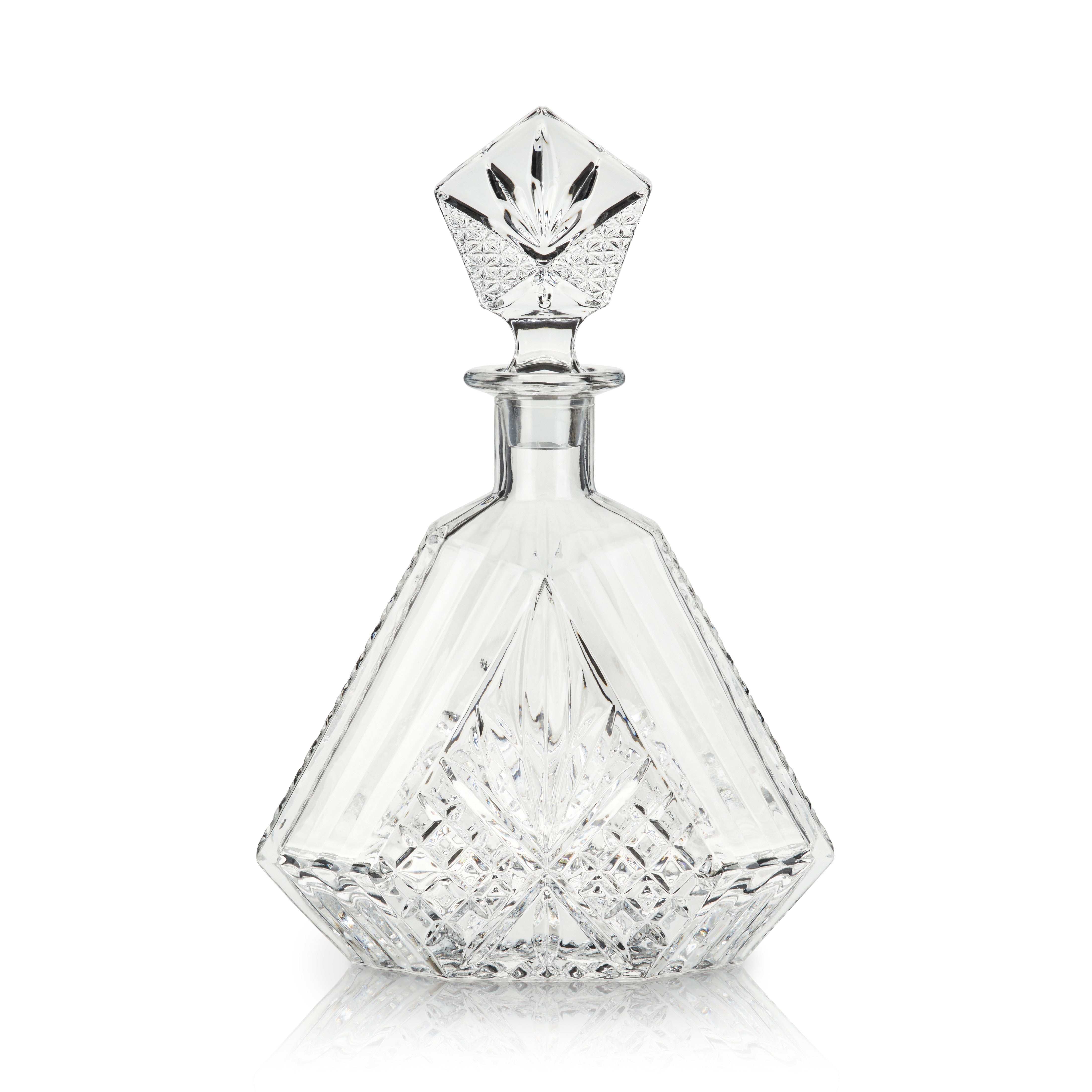 Admiral Crystal Irish Cut Whiskey Decanter in - product_type::liquor_decanters photo