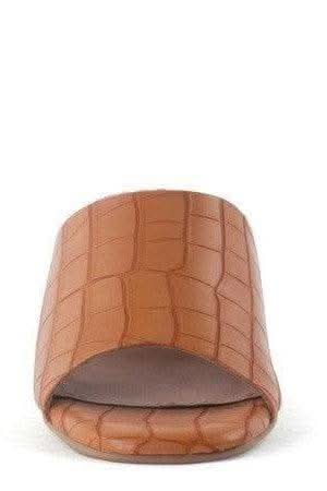 LONDON RAG DUMPLINN Slip-On Block Heel Sandal - SwagglyLife Home & Fashion