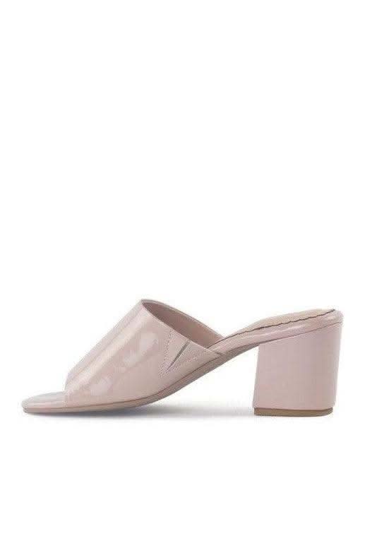LONDON RAG DUMPLINN Slip-On Block Heel Sandal - SwagglyLife Home & Fashion