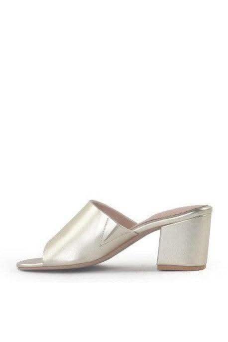 LONDON RAG DUMPLINN Slip-On Block Heel Sandal - SwagglyLife Home & Fashion
