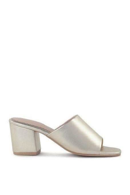 LONDON RAG DUMPLINN Slip-On Block Heel Sandal - SwagglyLife Home & Fashion