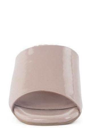 LONDON RAG DUMPLINN Slip-On Block Heel Sandal - SwagglyLife Home & Fashion