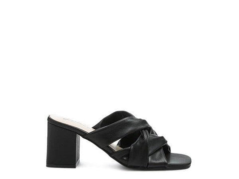 London Rag Knope Interwoven Straps Mid Heeled Sandals - SwagglyLife Home & Fashion