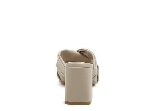 London Rag Knope Interwoven Straps Mid Heeled Sandals - SwagglyLife Home & Fashion