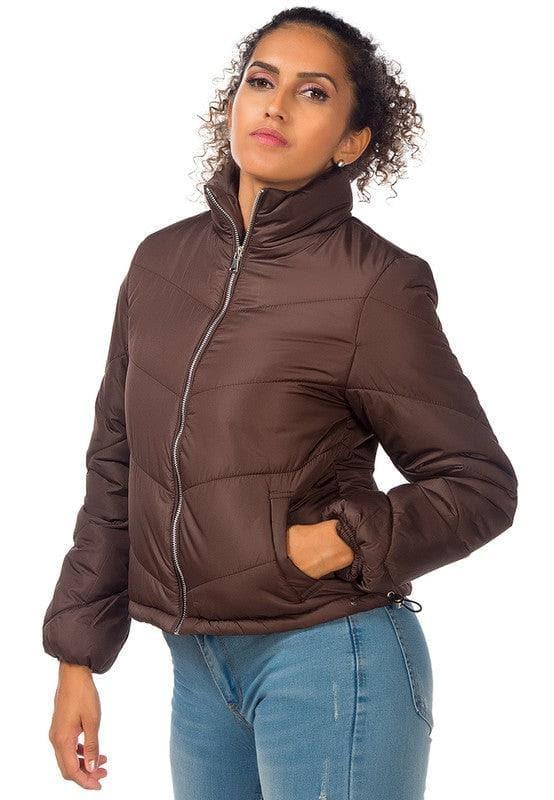 LONDON RAG Long Sleeves Puffer Jacket, 5 Colors - SwagglyLife Home & Fashion