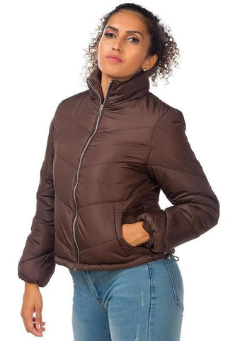 LONDON RAG Long Sleeves Puffer Jacket, 5 Colors - SwagglyLife Home & Fashion