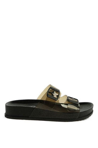 London Rag MINATA Platform Buckled Slide Sandals - SwagglyLife Home & Fashion