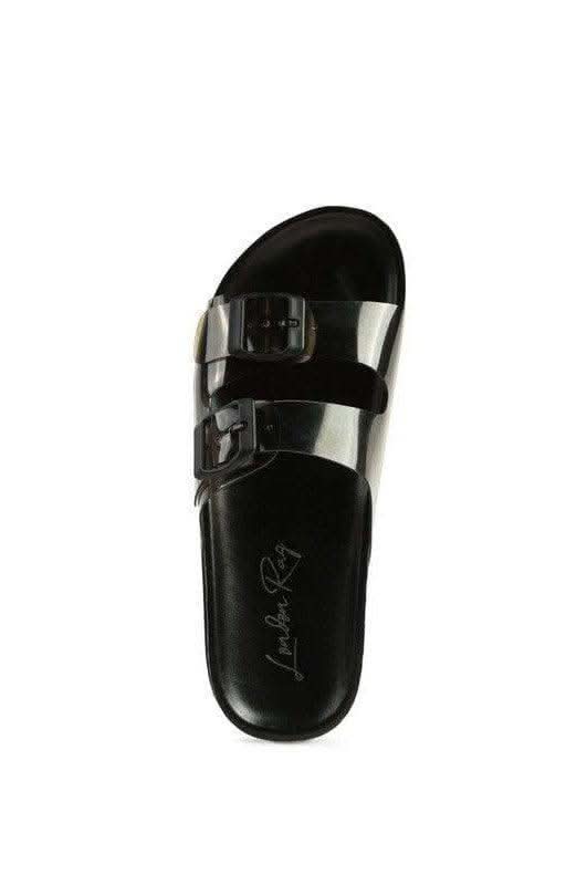 London Rag MINATA Platform Buckled Slide Sandals - SwagglyLife Home & Fashion