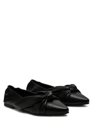 LONDON RAG: Norma Knot Detail Elasticated Ballet Flats, 2 Colors - SwagglyLife Home & Fashion