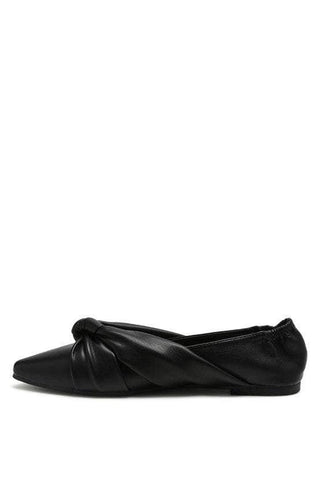 LONDON RAG: Norma Knot Detail Elasticated Ballet Flats, 2 Colors - SwagglyLife Home & Fashion