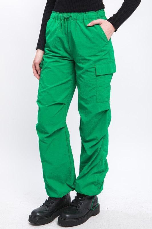 LOVE TREE Loose Fit Parachute Cargo Pants - SwagglyLife Home & Fashion