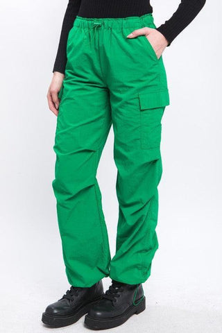 LOVE TREE Loose Fit Parachute Cargo Pants - SwagglyLife Home & Fashion