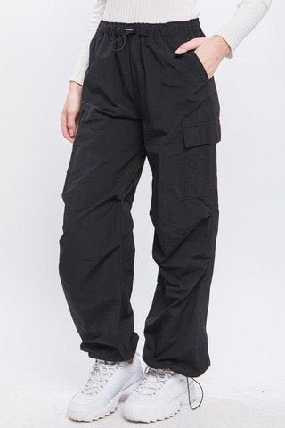LOVE TREE Loose Fit Parachute Cargo Pants - SwagglyLife Home & Fashion