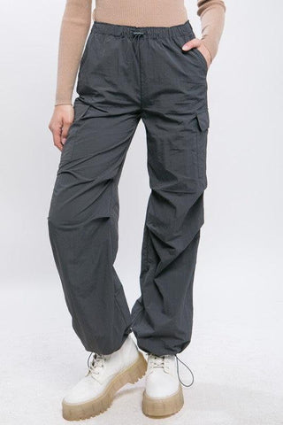 LOVE TREE Loose Fit Parachute Cargo Pants - SwagglyLife Home & Fashion