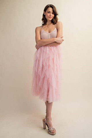 LOVELY Tulle Midi Crochet Dress - SwagglyLife Home & Fashion