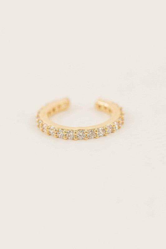 LOVODA Crystal Cuff Earrings - SwagglyLife Home & Fashion