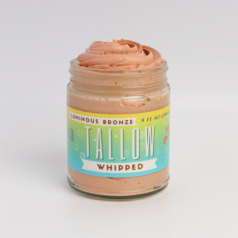 Luminous Bronze Whipped Tallow Moisturizer - Natural Bronzing Body Butter with Mica in - Body Cream/Lotion photo