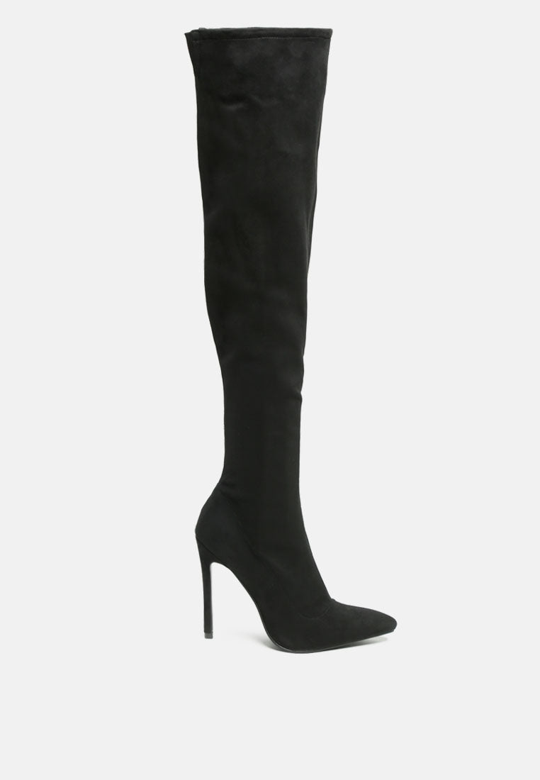 Madman Over-The-Knee Boot in Black - Long Boots photo