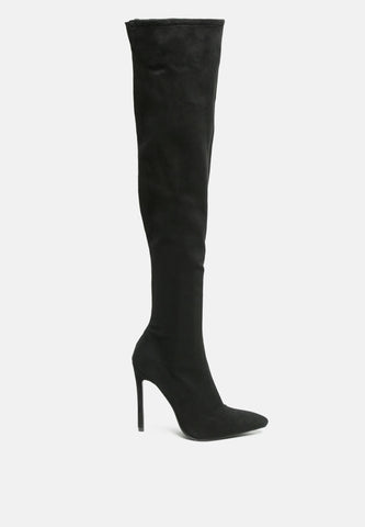 London Rag Madman Over-The-Knee Boot in Black - Long Boots photo