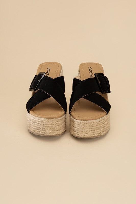 Manta Espadrille Platform Slides - SwagglyLife Home & Fashion