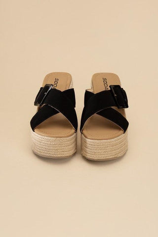 Manta Espadrille Platform Slides - SwagglyLife Home & Fashion
