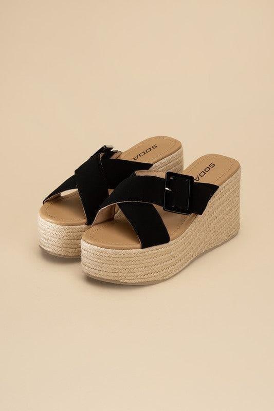 Manta Espadrille Platform Slides - SwagglyLife Home & Fashion