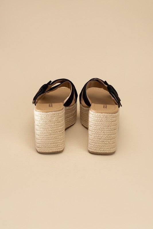 Manta Espadrille Platform Slides - SwagglyLife Home & Fashion