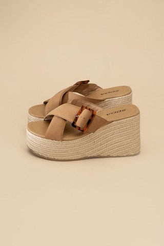 Manta Espadrille Platform Slides - SwagglyLife Home & Fashion