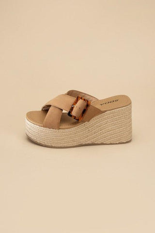Manta Espadrille Platform Slides - SwagglyLife Home & Fashion