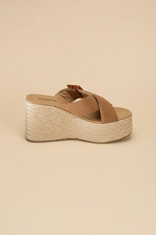 Manta Espadrille Platform Slides - SwagglyLife Home & Fashion