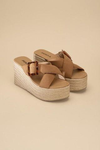 Manta Espadrille Platform Slides - SwagglyLife Home & Fashion