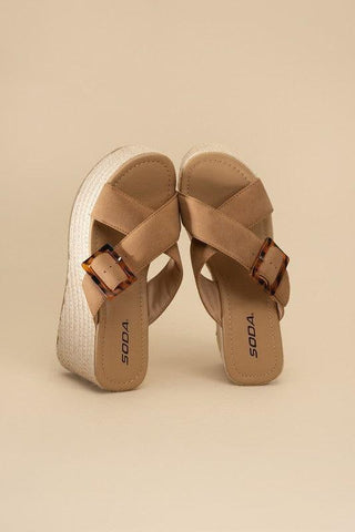 Manta Espadrille Platform Slides - SwagglyLife Home & Fashion