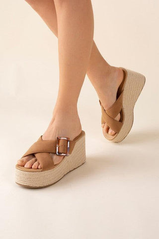Manta Espadrille Platform Slides - SwagglyLife Home & Fashion