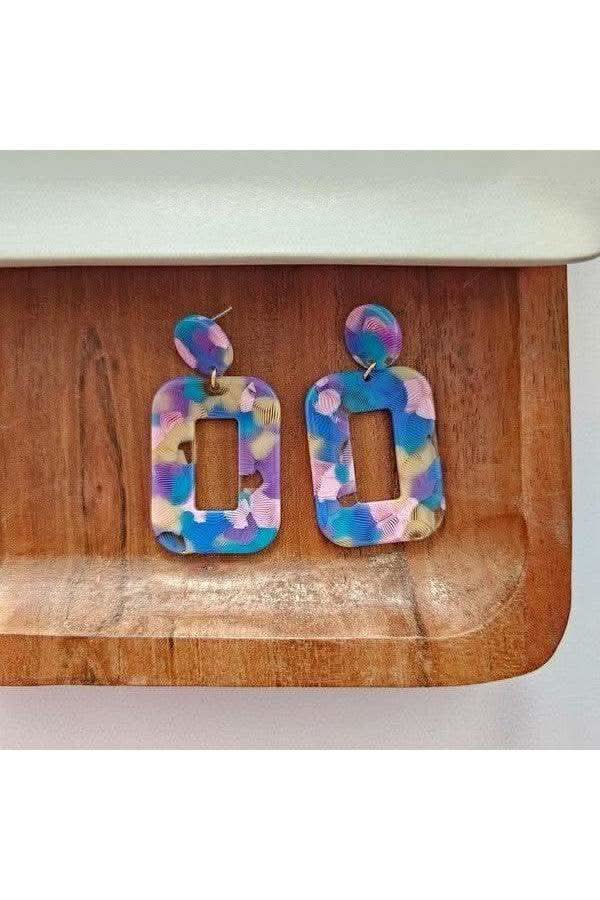 Margot Earrings - Watercolor - SwagglyLife Home & Fashion