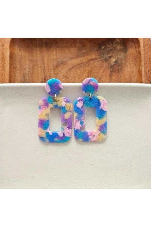 Margot Earrings - Watercolor - SwagglyLife Home & Fashion