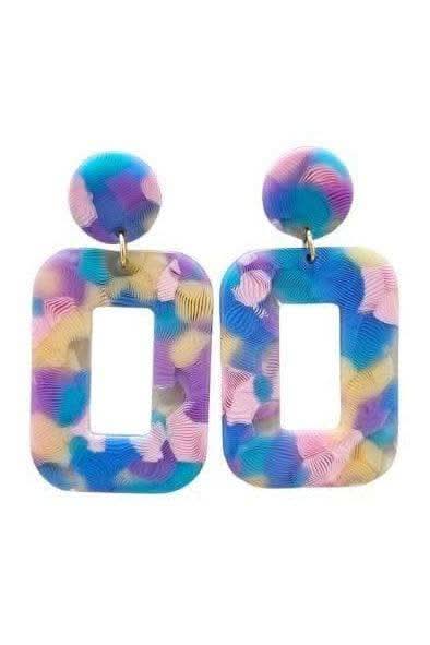 Margot Earrings - Watercolor - SwagglyLife Home & Fashion