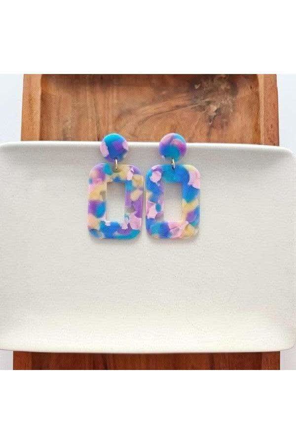 Margot Earrings - Watercolor - SwagglyLife Home & Fashion